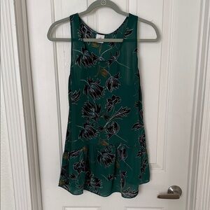 Floral Green Sleeveless Dress Cabi